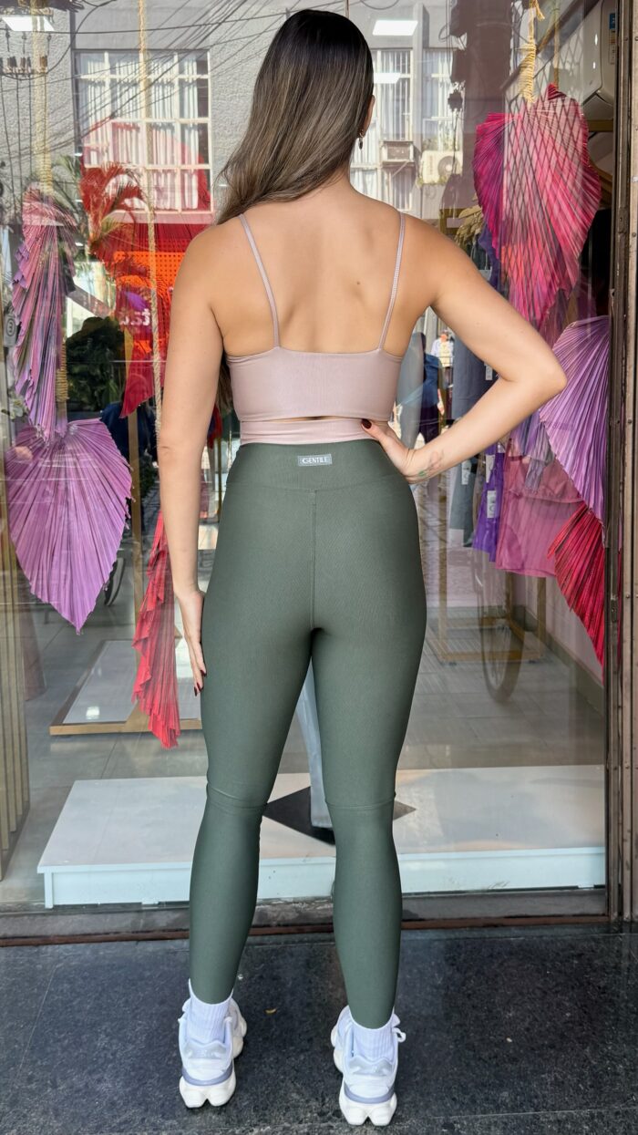 CONJUNTO BICOLOR LEGGING  - MILITAR/OFF - Image 3