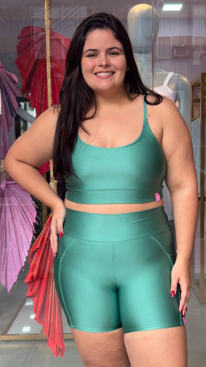 CONJUNTO GABI SHORT - MENTA