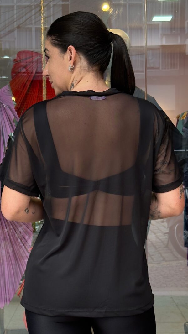 BLUSA TULE - PRETO