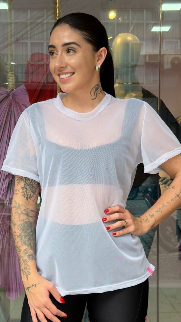 BLUSA TULE - BRANCA