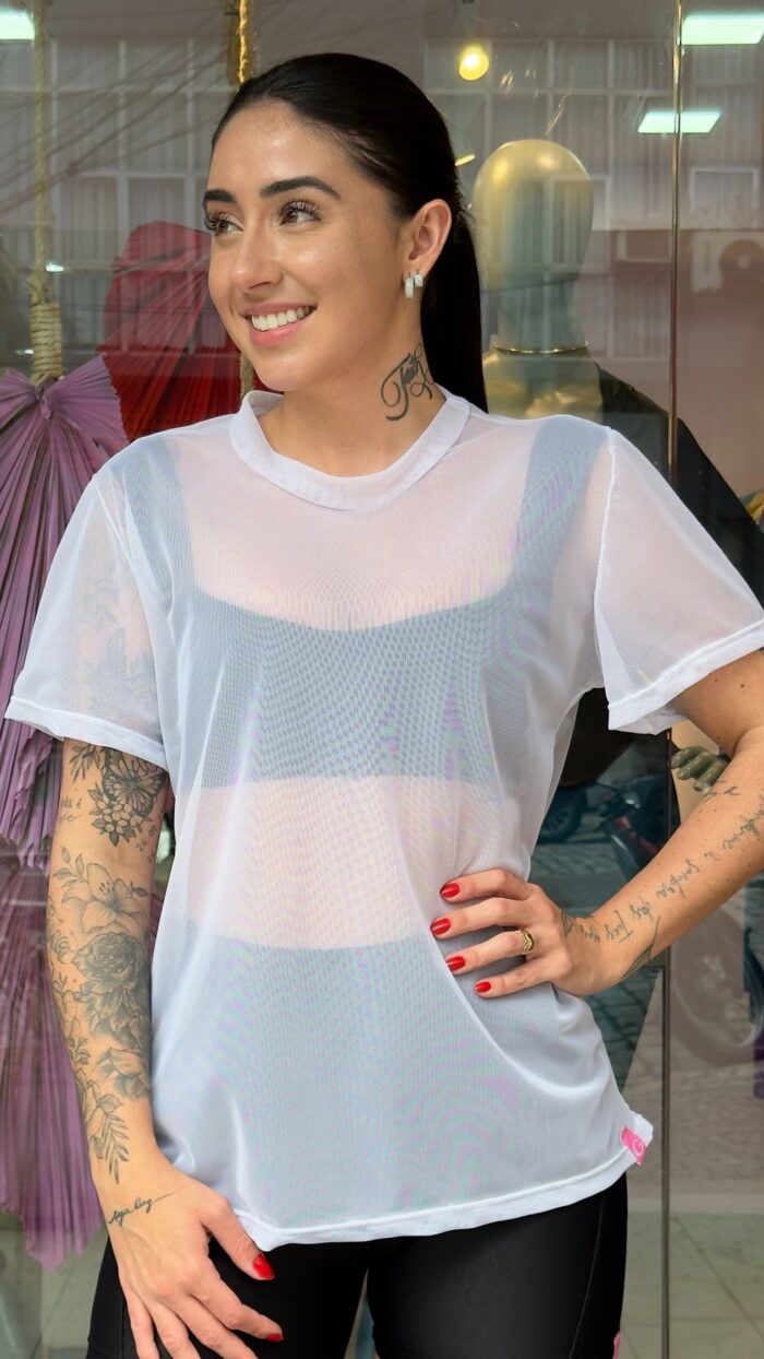 BLUSA TULE - BRANCA