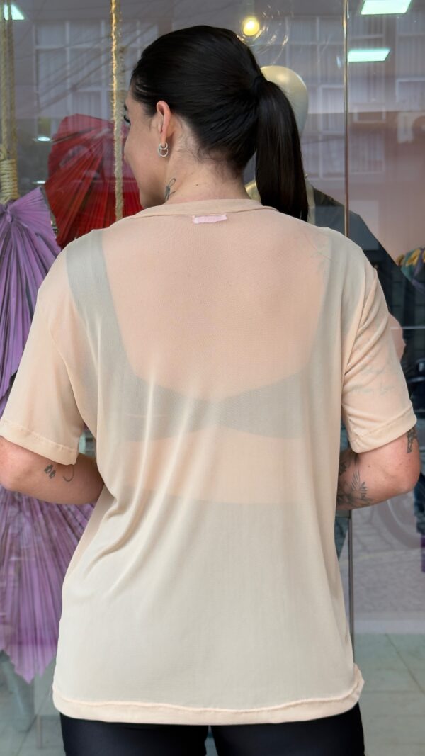 BLUSA TULE - NUDE